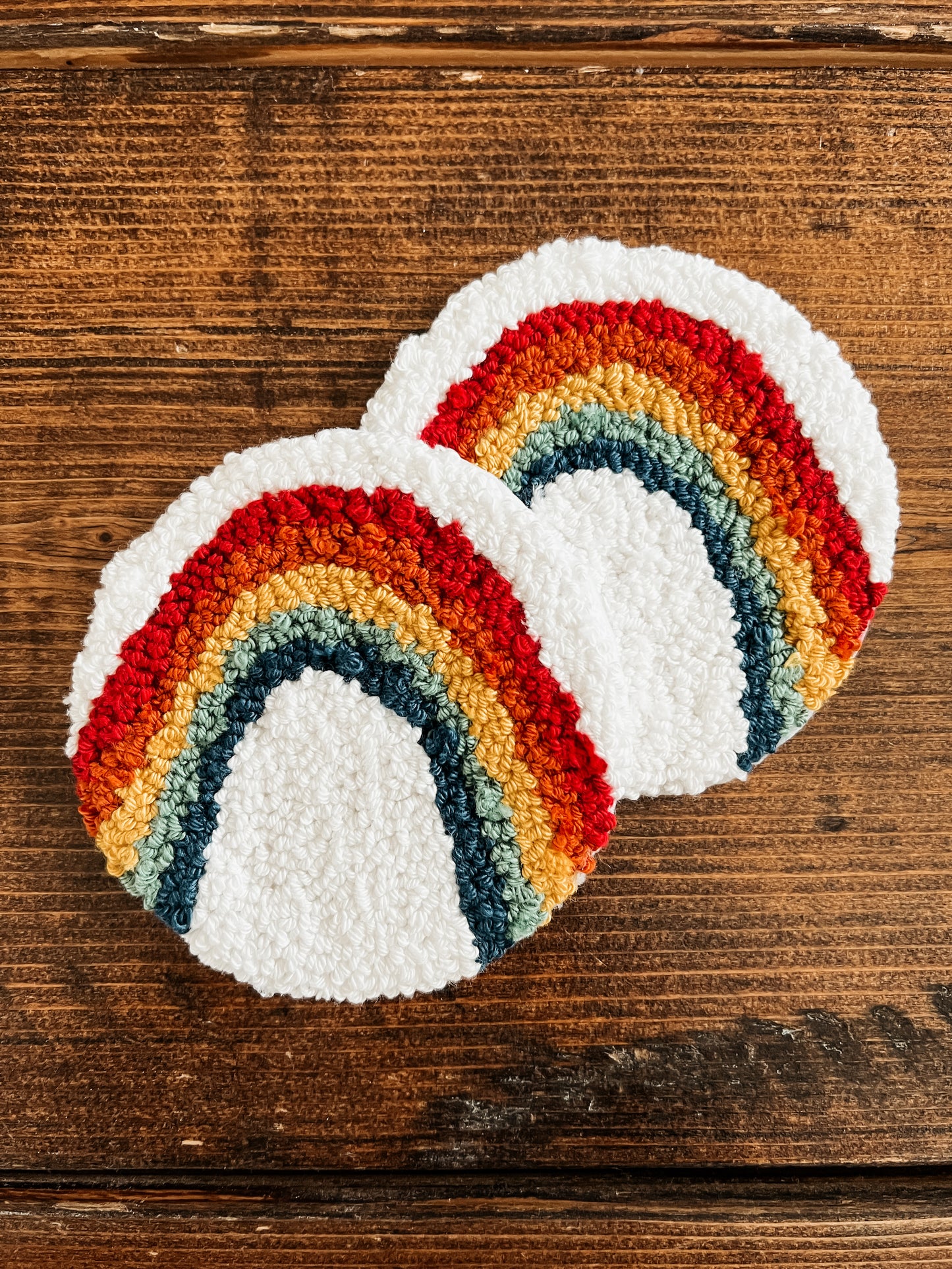 Rainbow Mug Rug