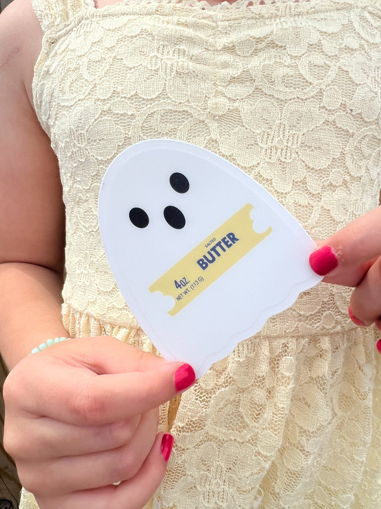 Butter Boo Sticker