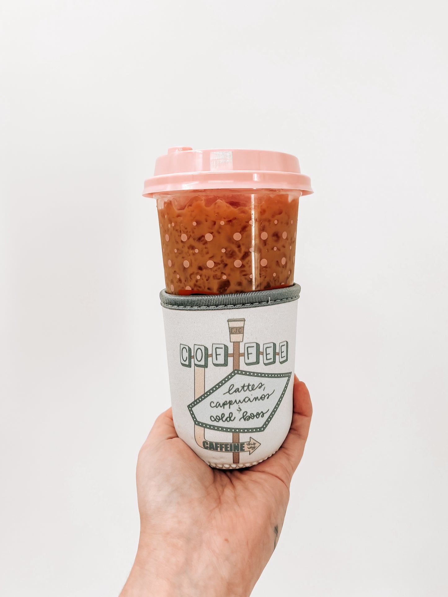 Blue Coffee Sign Cup Sleeve (Small)