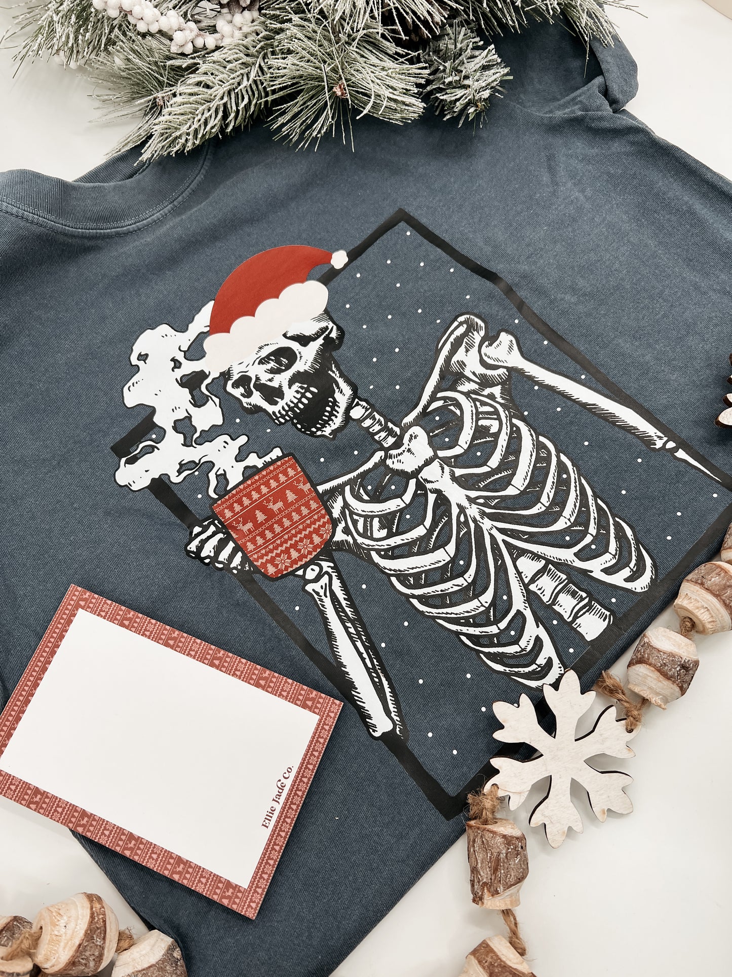 Santa Skelly Tee