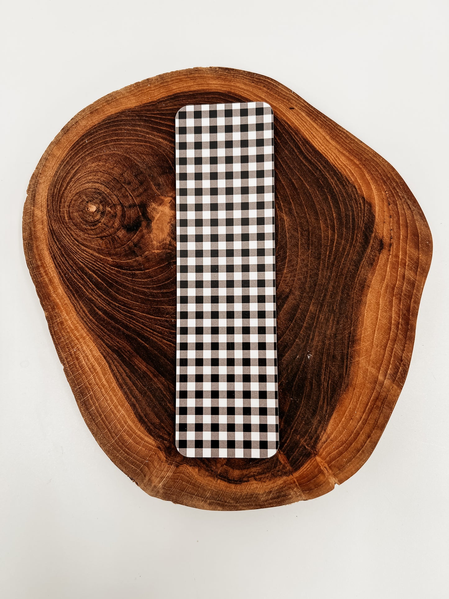 Black Gingham Bookmark