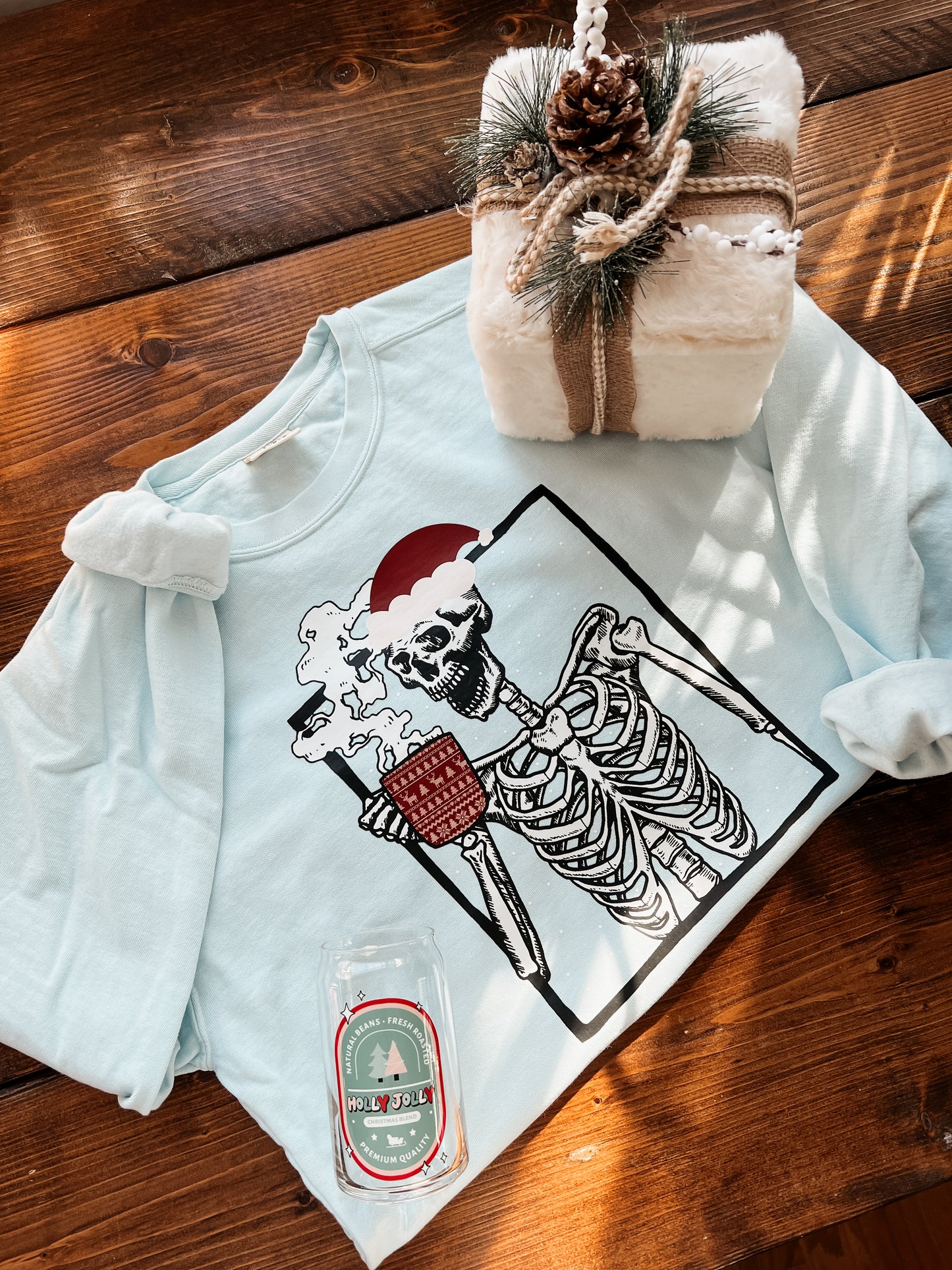 Santa Skelly Crewneck