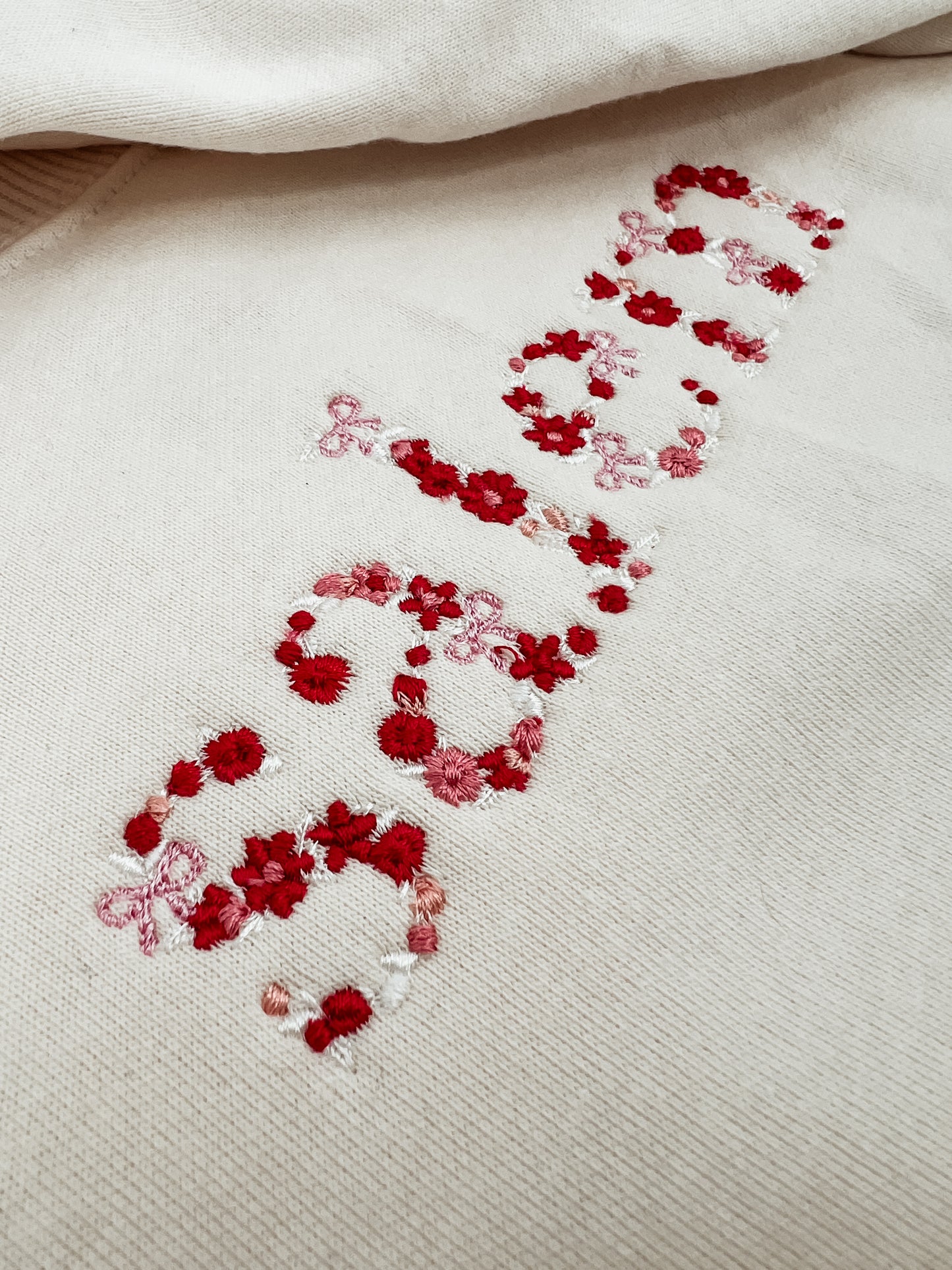 Salem Bow Embroidered Crewneck