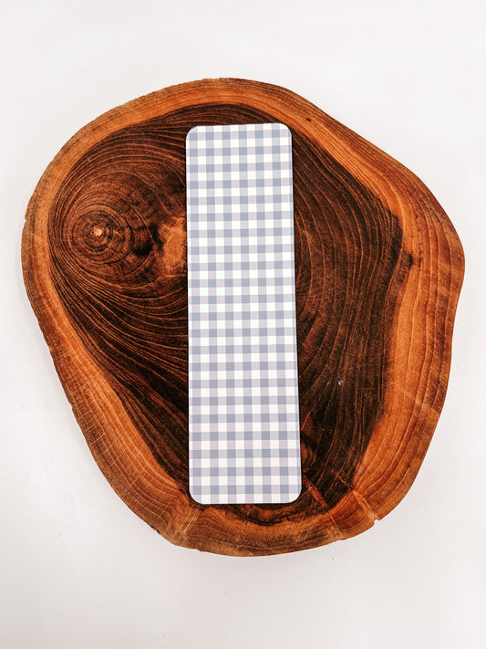 Blue Gingham Bookmark