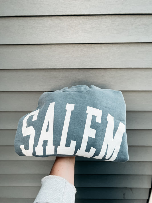Salem Varsity Crewneck - Slate