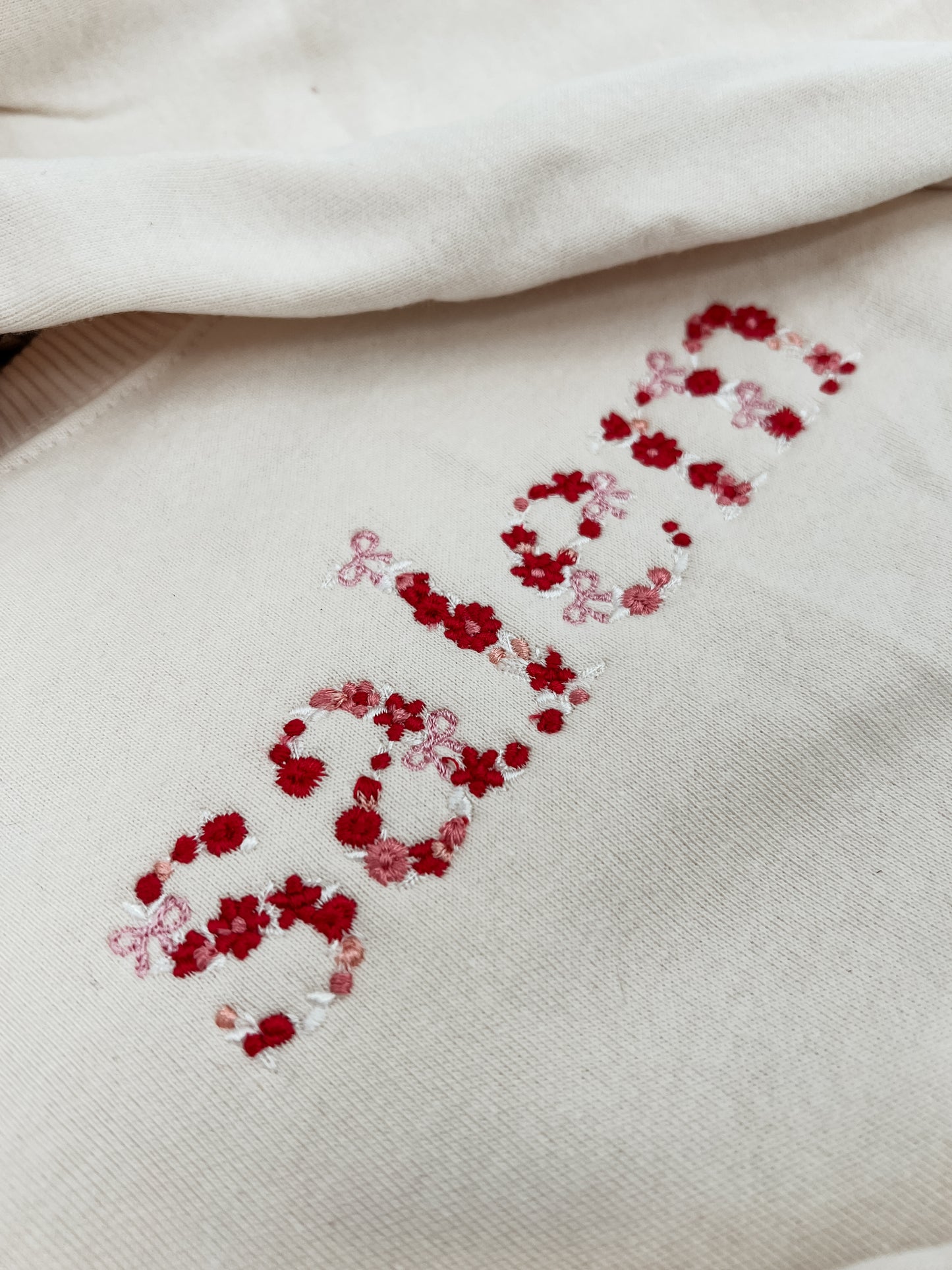 Salem Bow Embroidered Crewneck