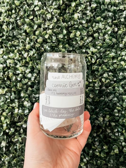 TTPD Books Glass Can