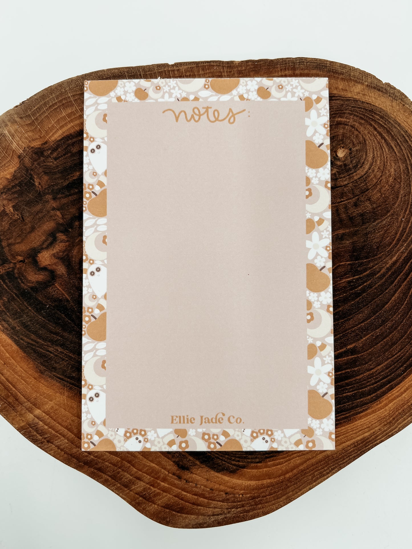 Pink Halloween Notepad