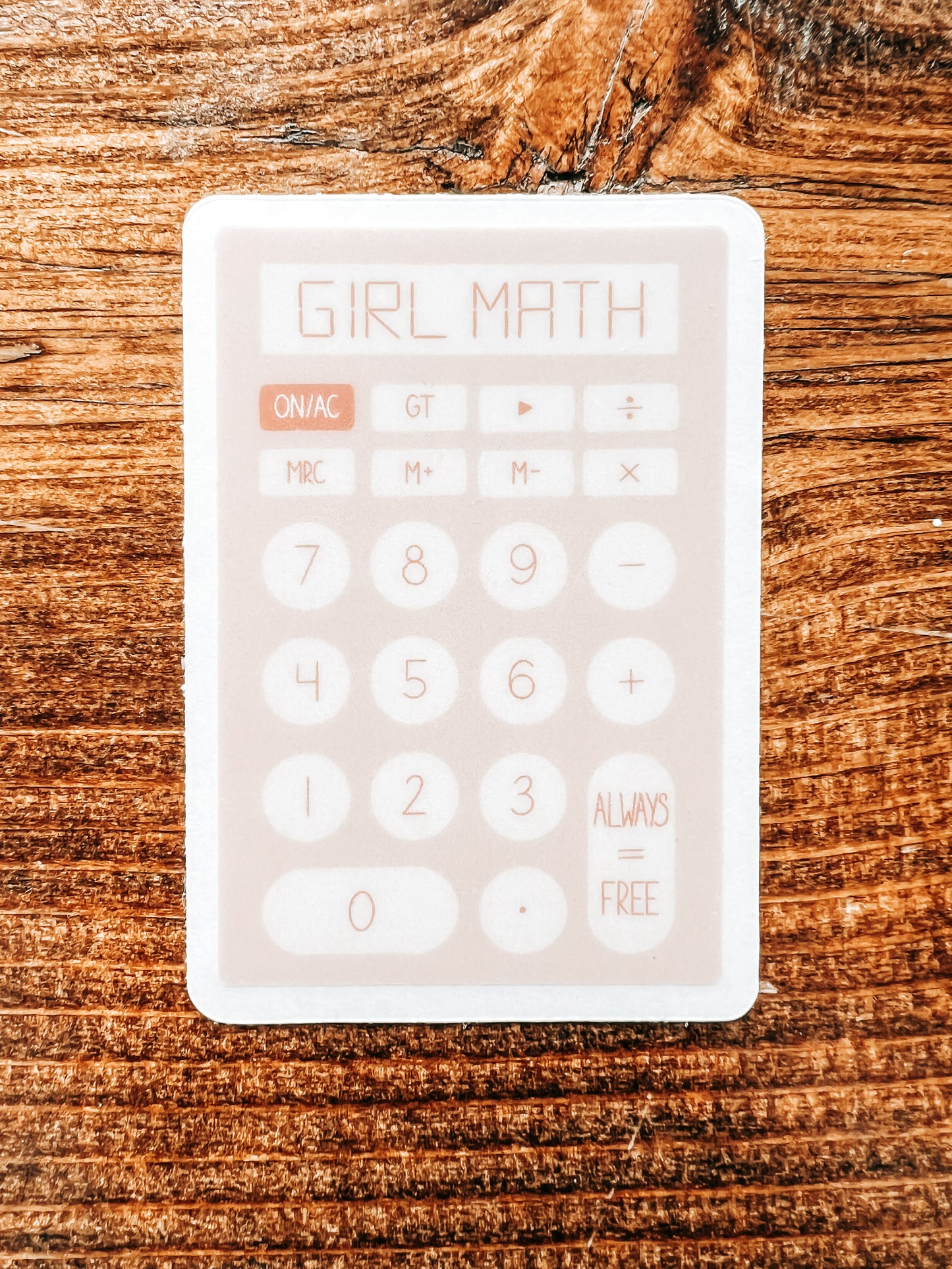 Girl Math Sticker