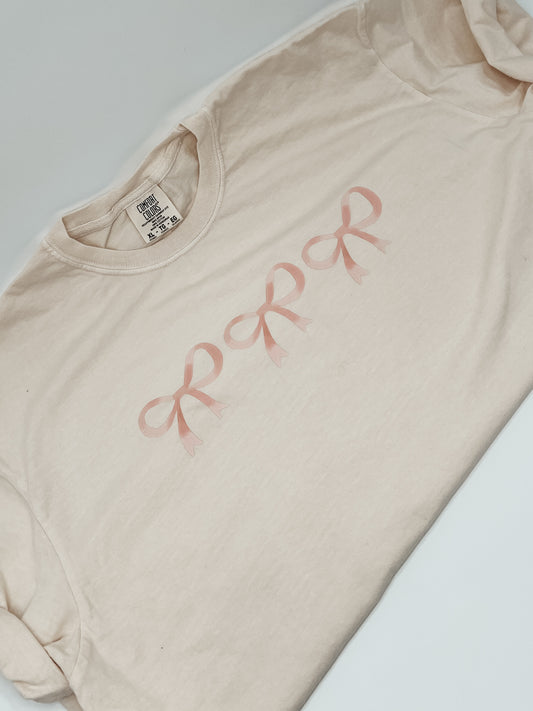 Bow Cropped Tee