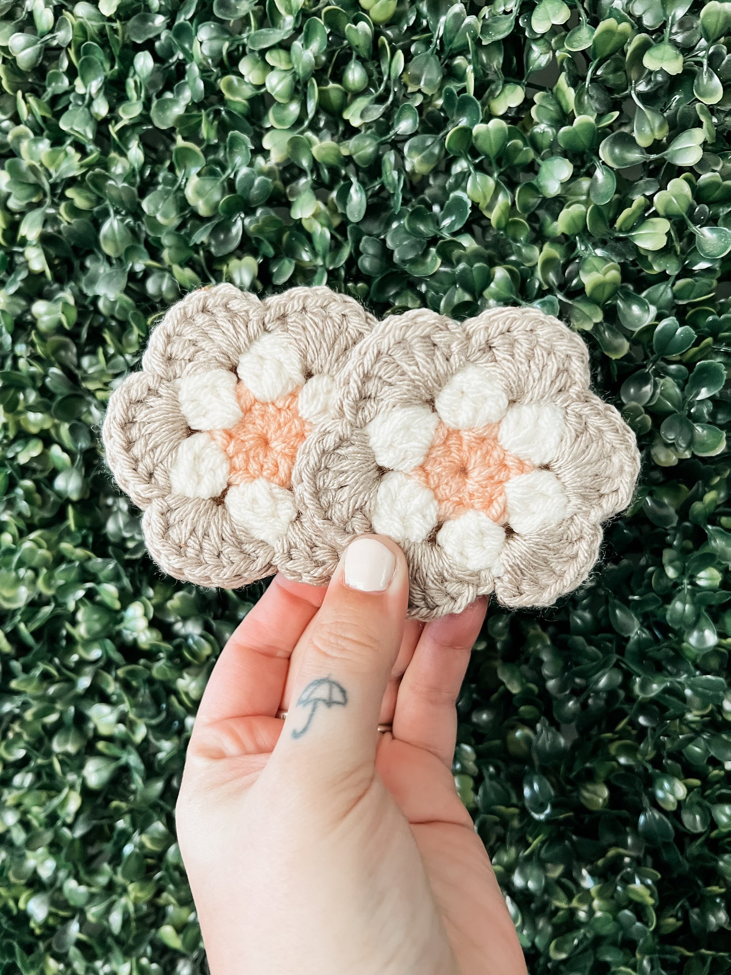 Granny Square Car Coasters