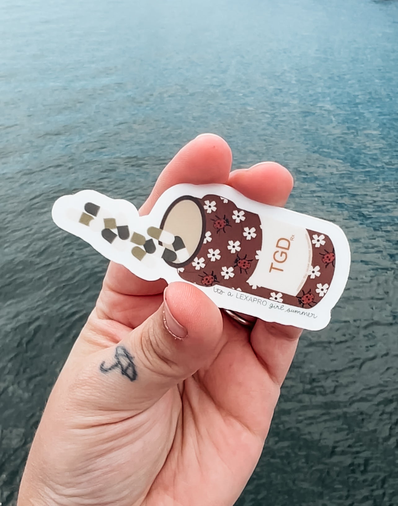 Sad Girl Summer Sticker