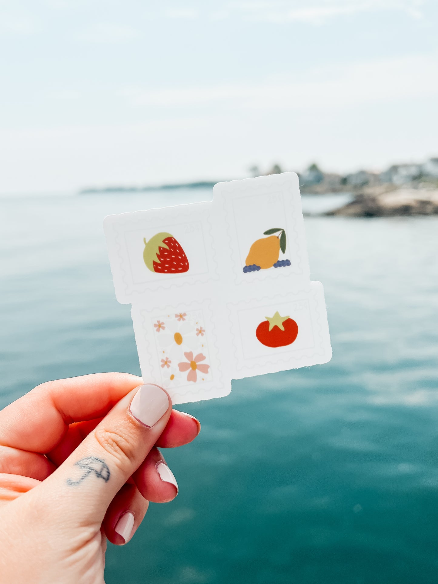Farmers Market Stamp Sticker