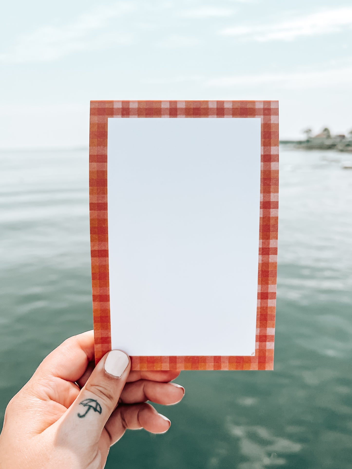 Summer Plaid Notepad