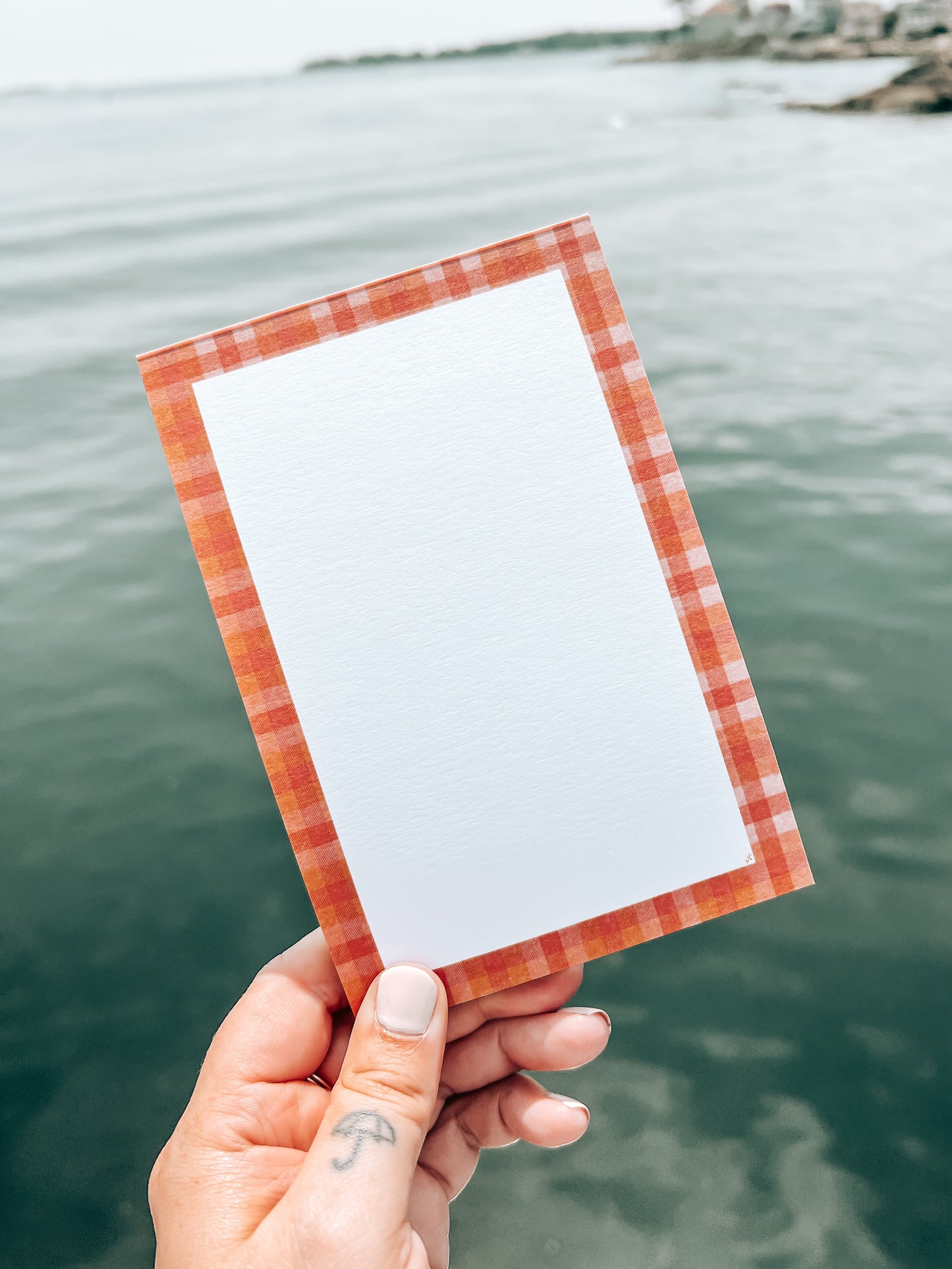 Summer Plaid Notepad