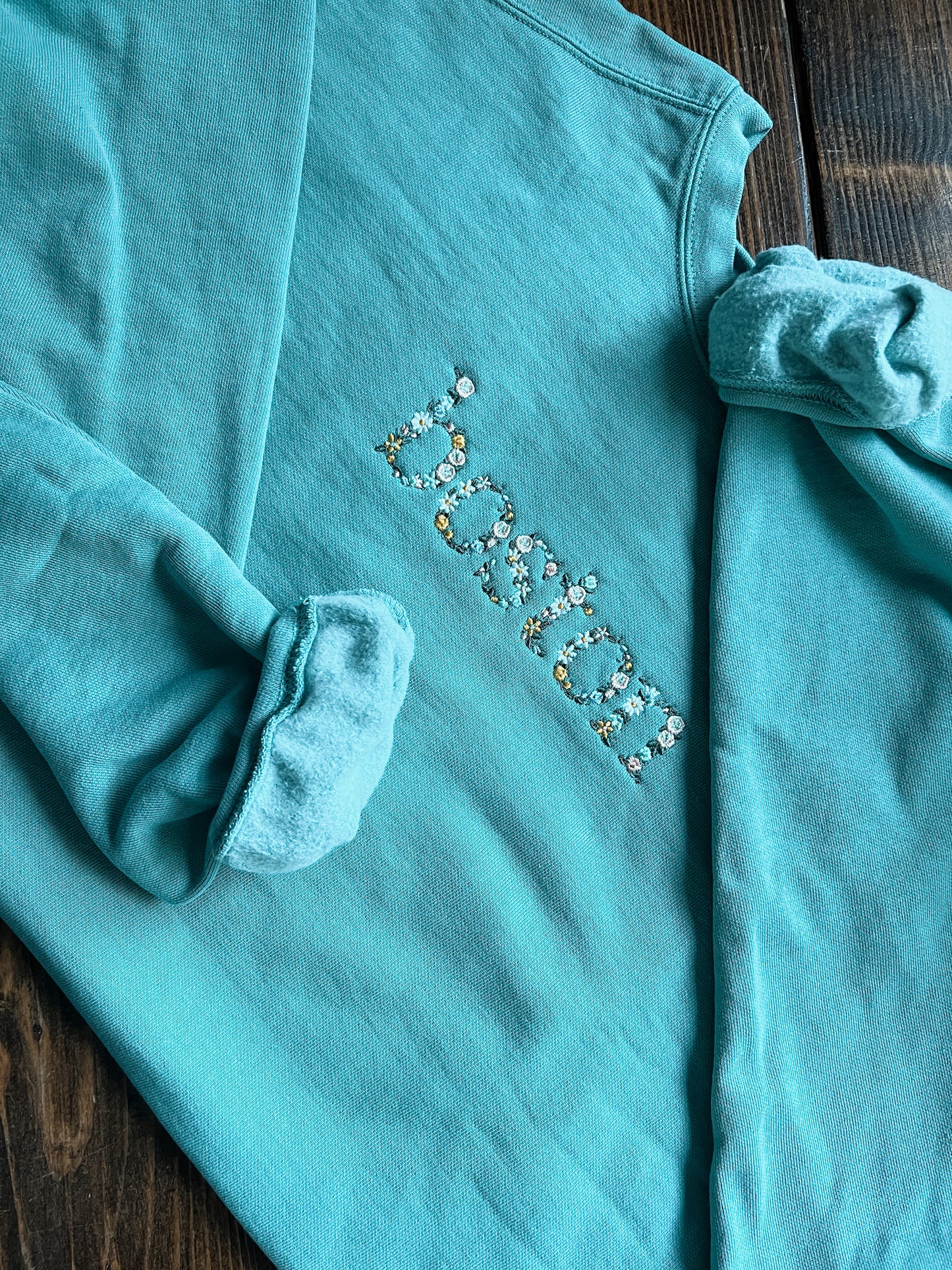 Boston Floral Crewneck