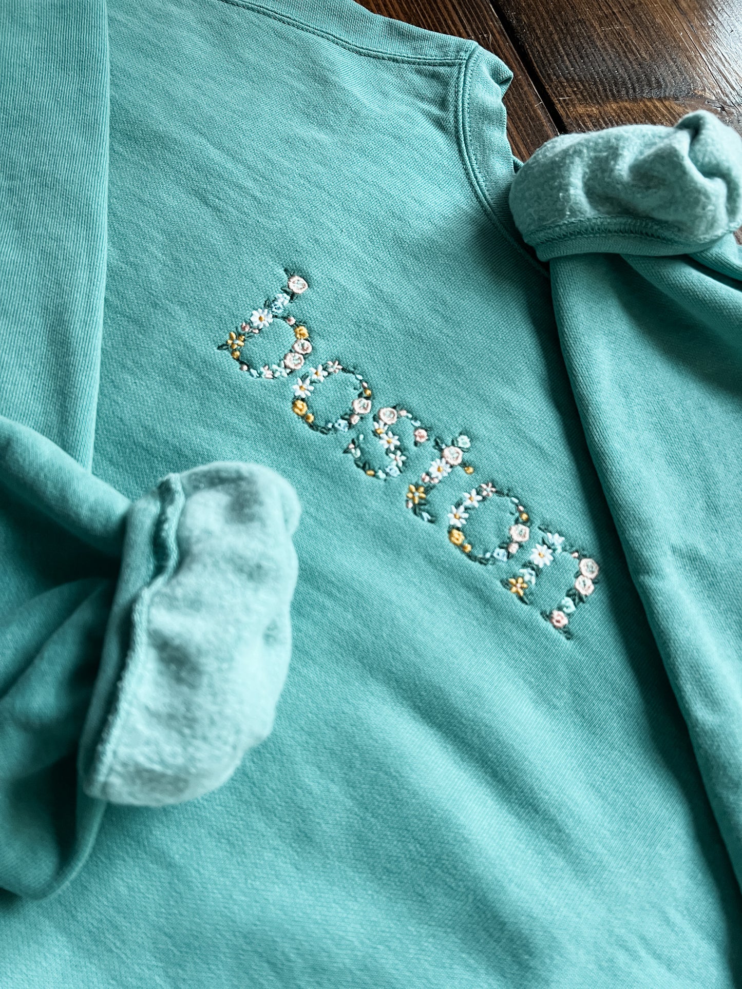 Boston Floral Crewneck