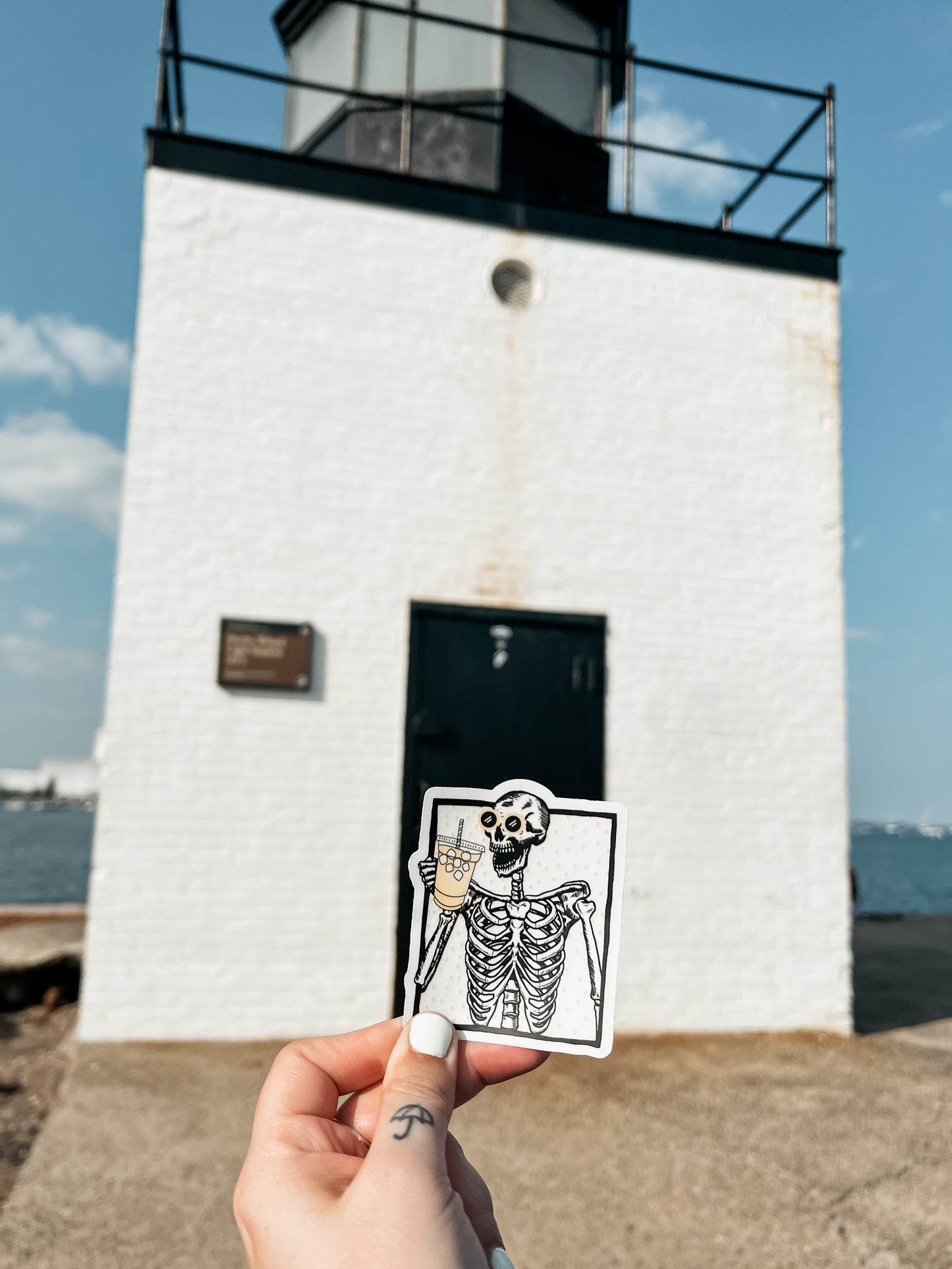 Lemonade Skelly Sticker