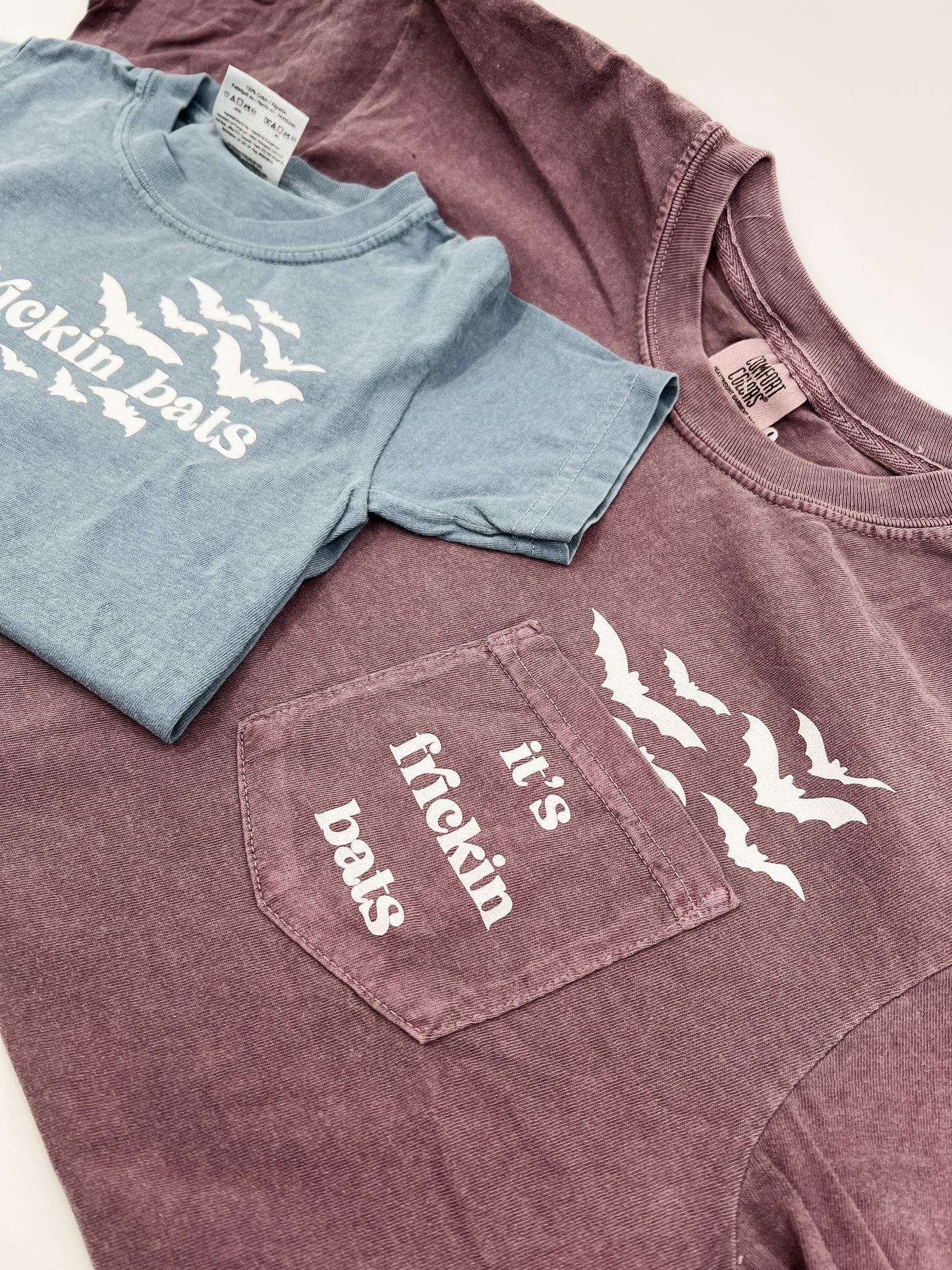 It's Fricken Bats Pocket Tee (Wine)