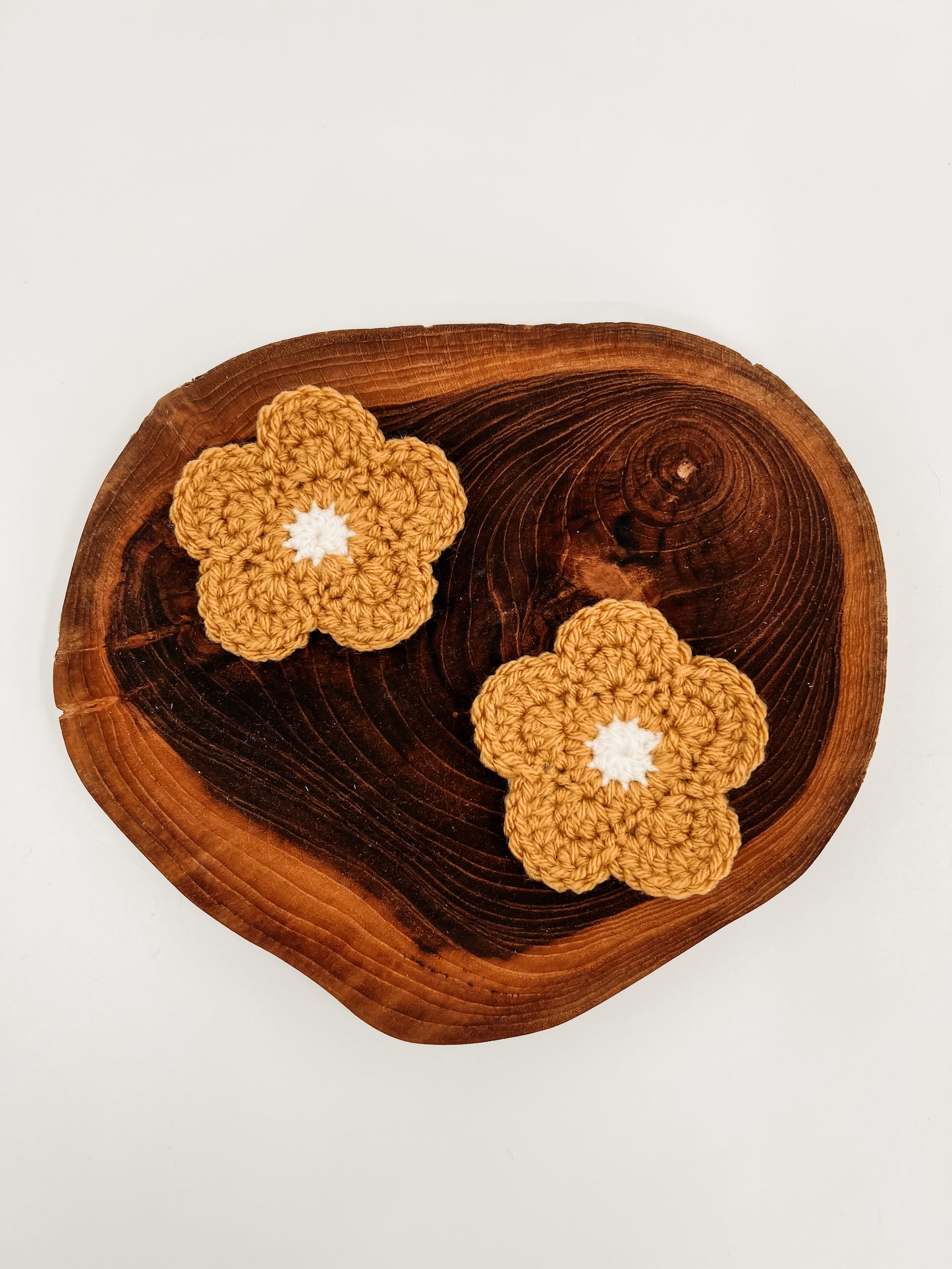 Mustard Daisy Car Coasters