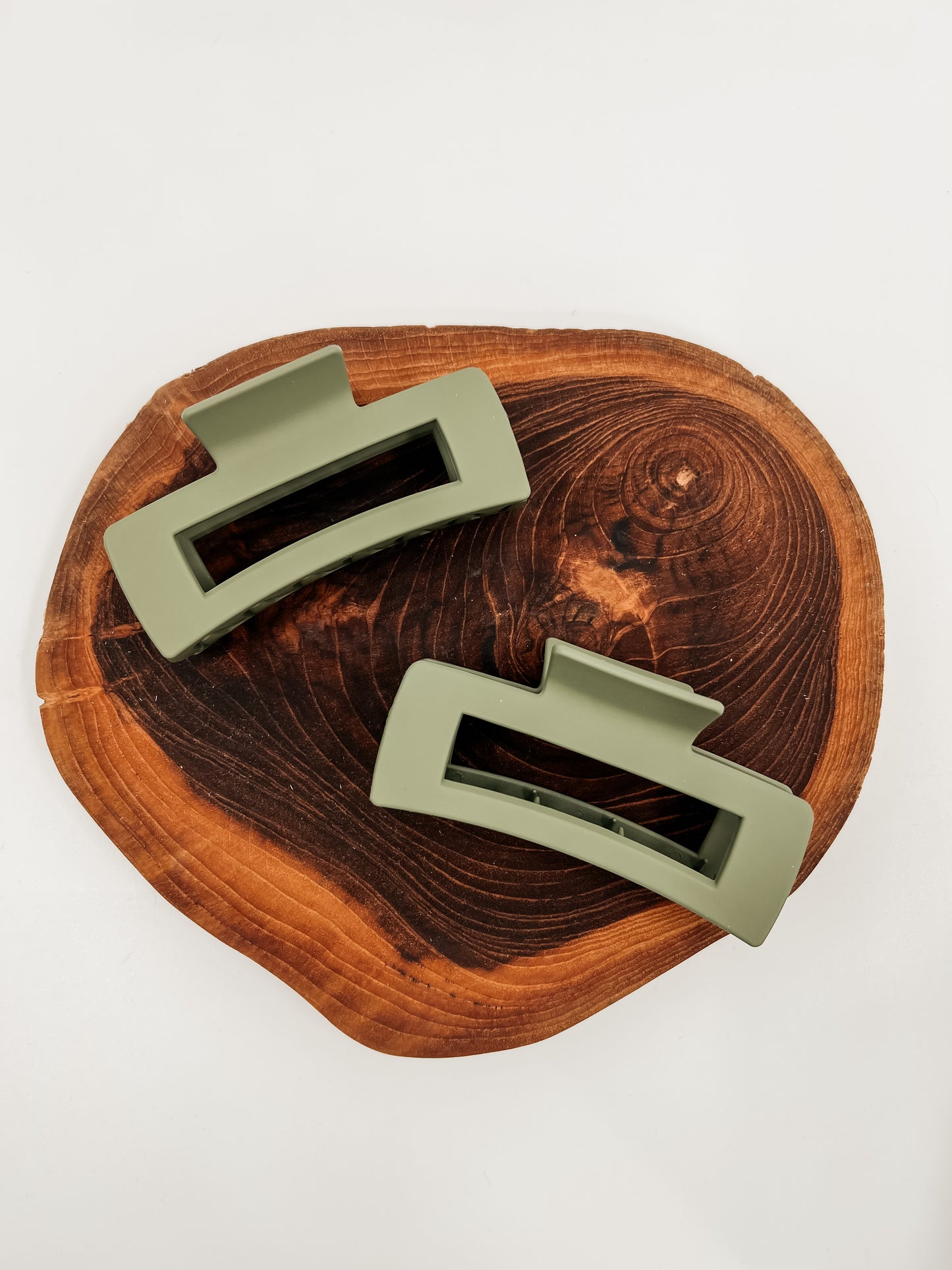 Fall Rectangle Claw Clip