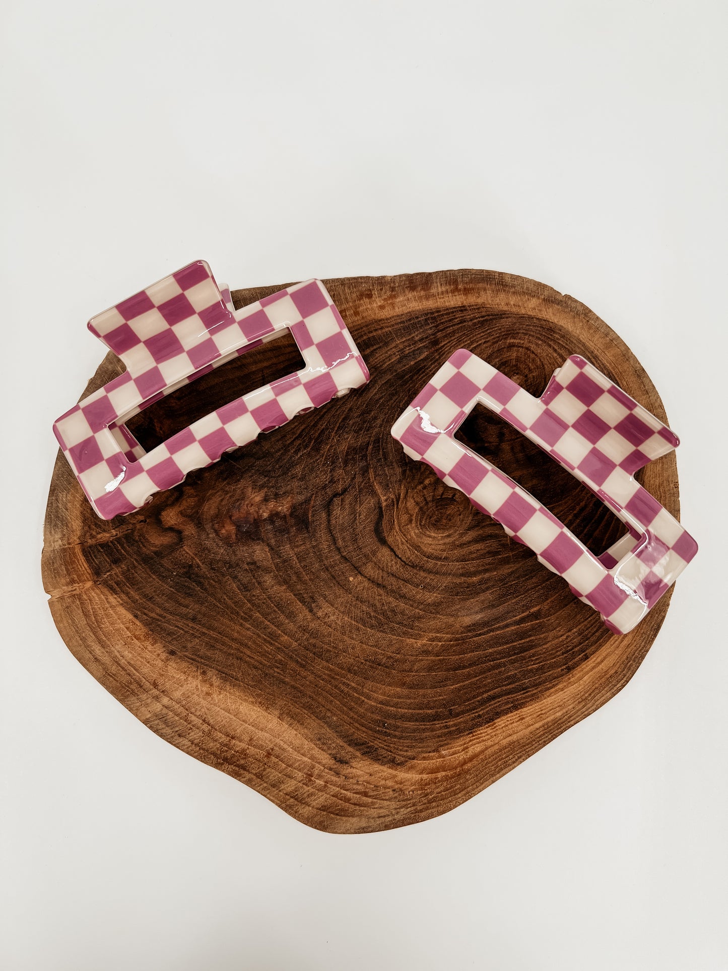 Checkered Claw Clip