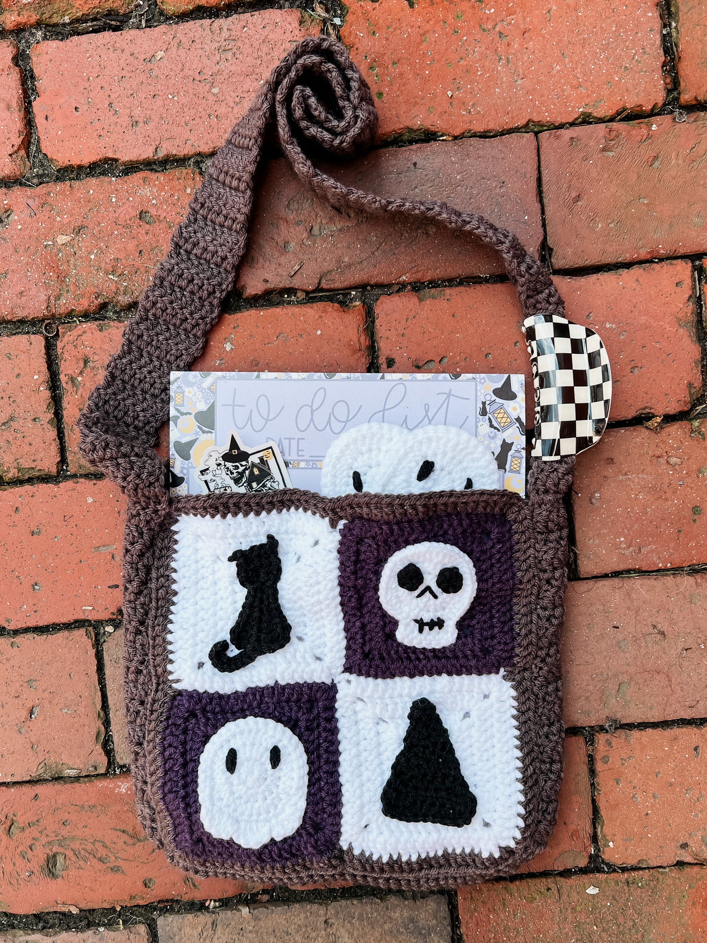 Spooky Vibes Crochet Bag