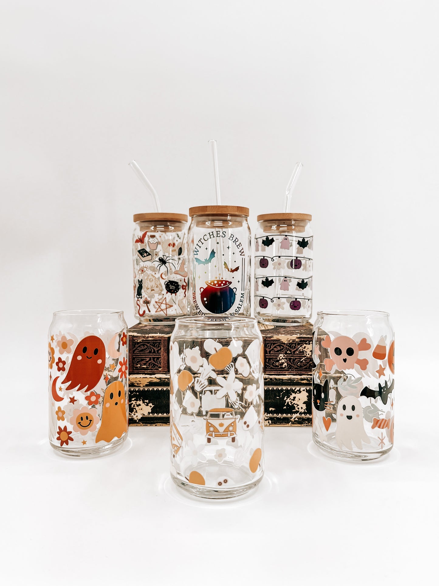 Retro Glass Can