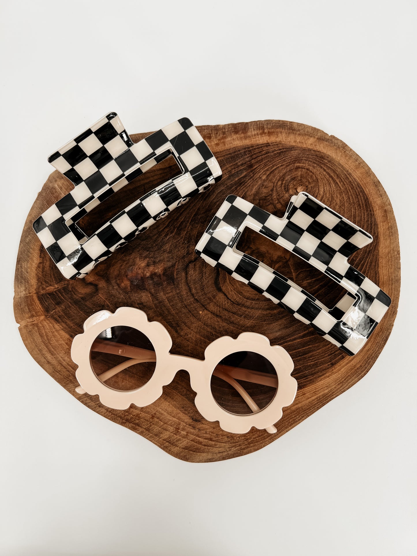 Checkered Claw Clip