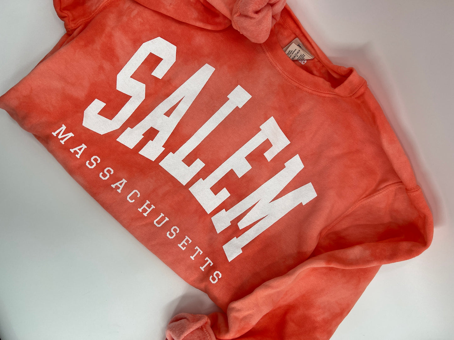 Salem Varsity Crewneck Tie Dye