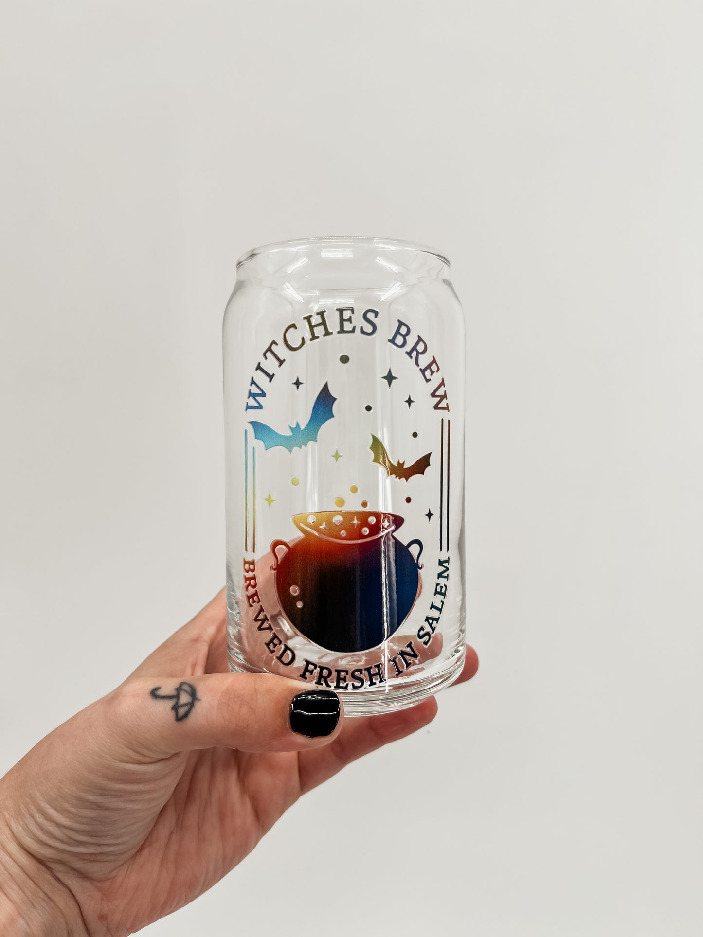 Witches Brew Glass Can