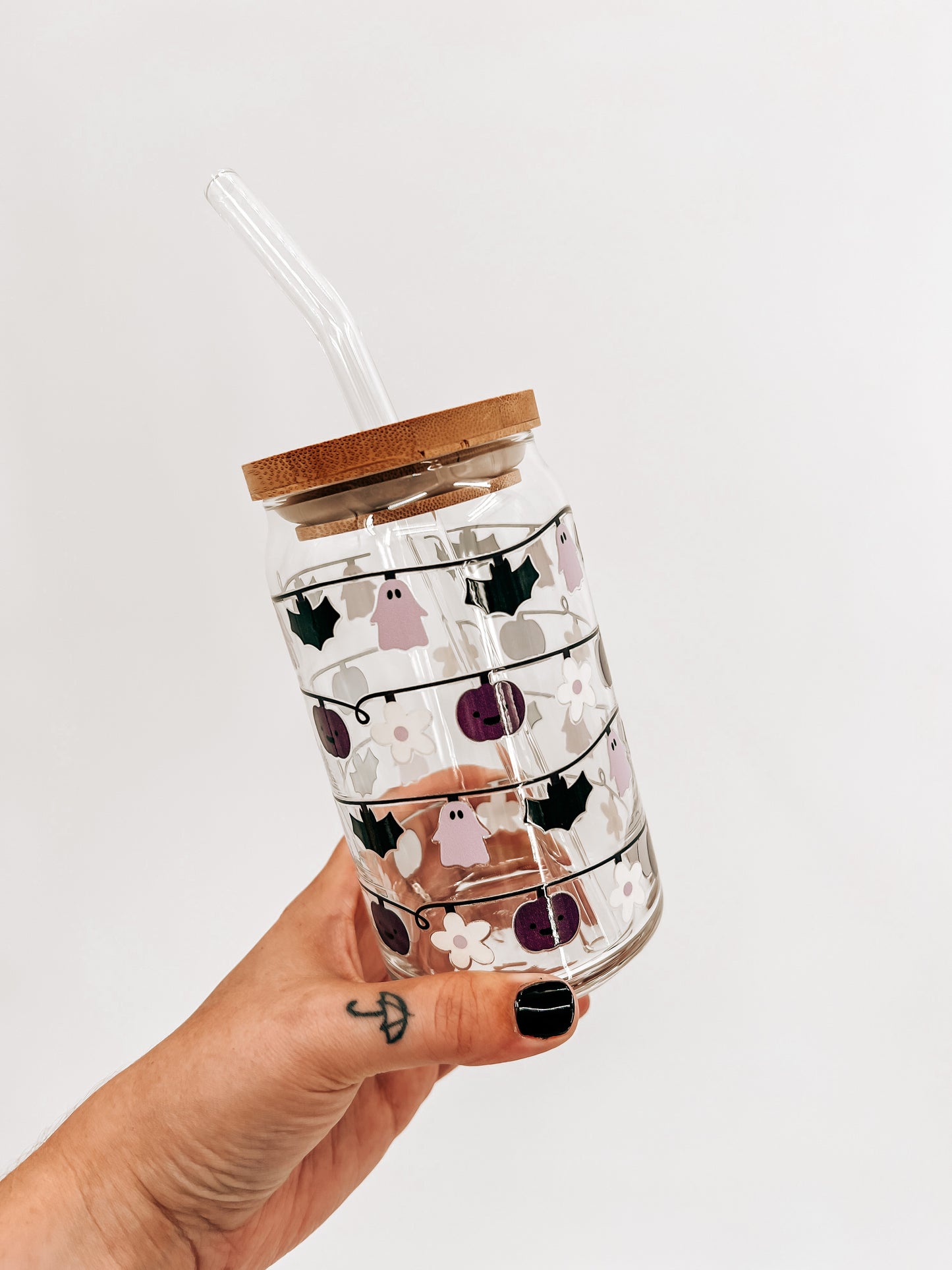 Halloween String Light Glass Can