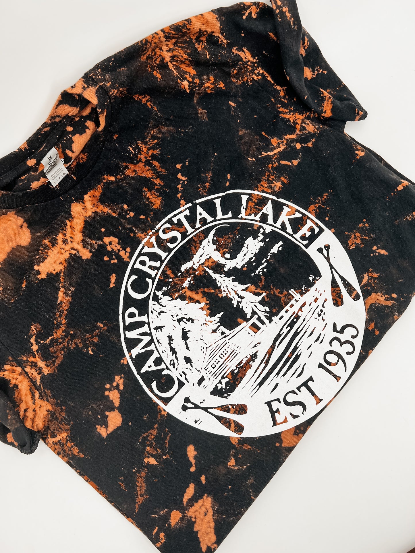 Camp Crystal Lake Reverse Dye Tee