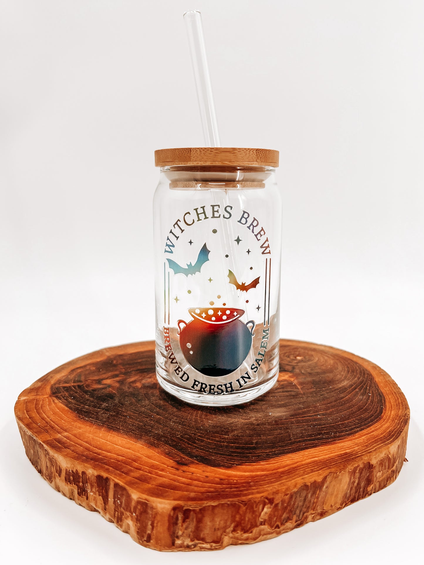 Witches Brew Glass Can