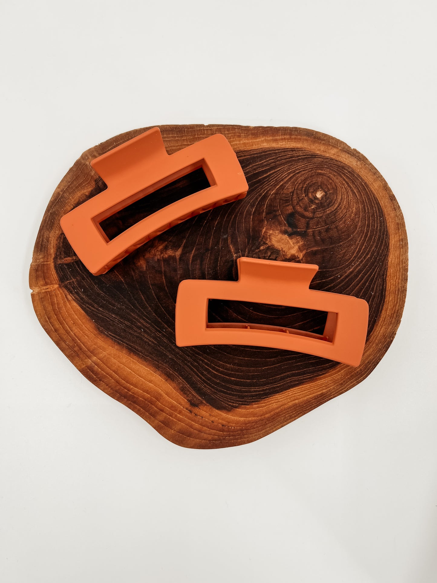 Fall Rectangle Claw Clip