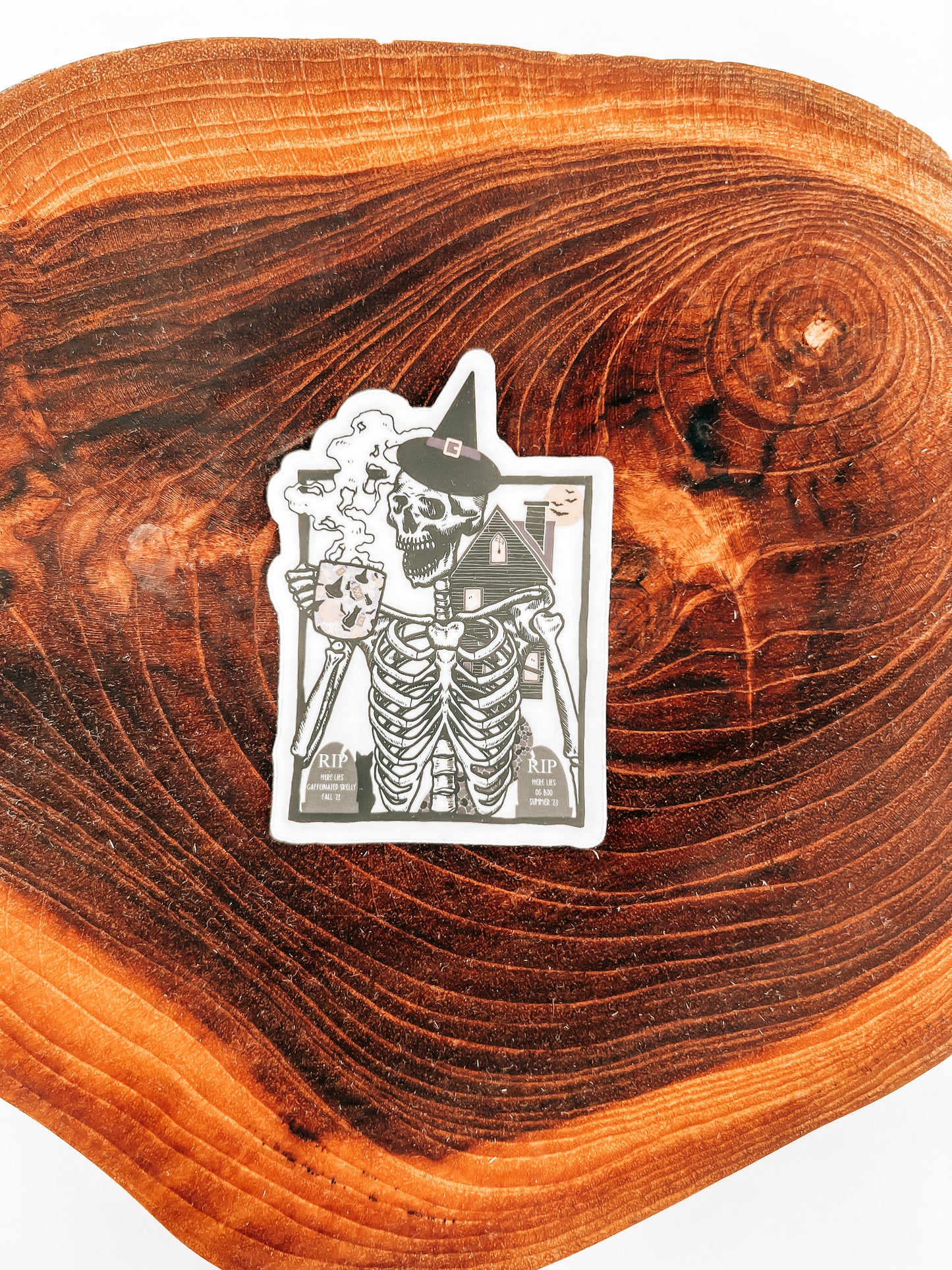Spooky Scary Skelly Sticker