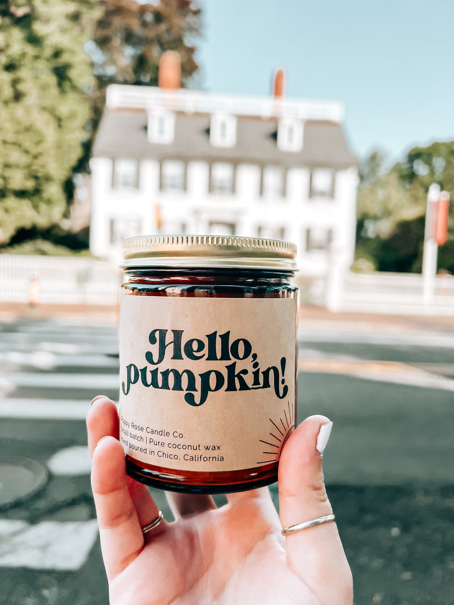 Hello Pumpkin Candle