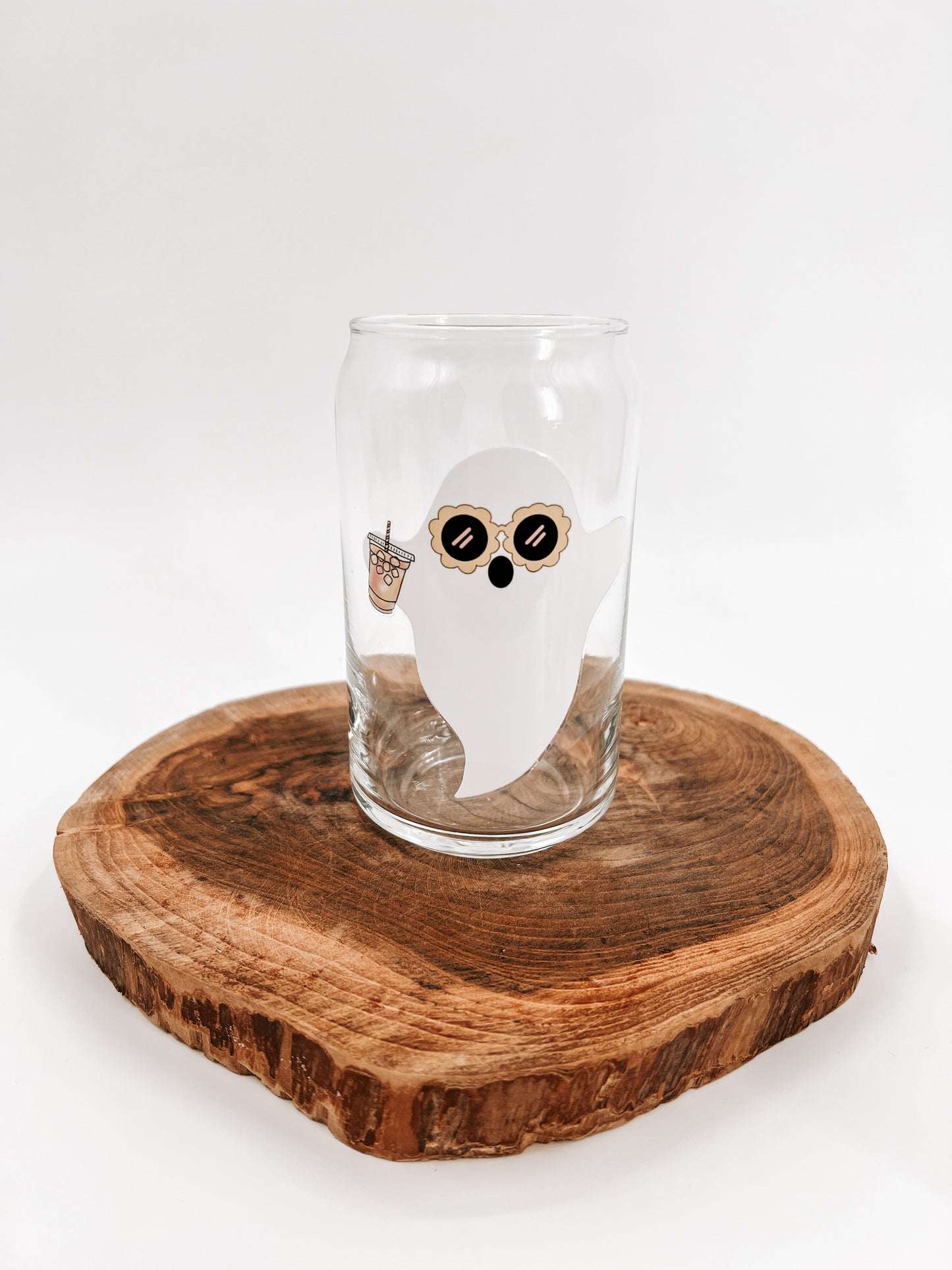 Strawberry Lemonade Boo Glass Can