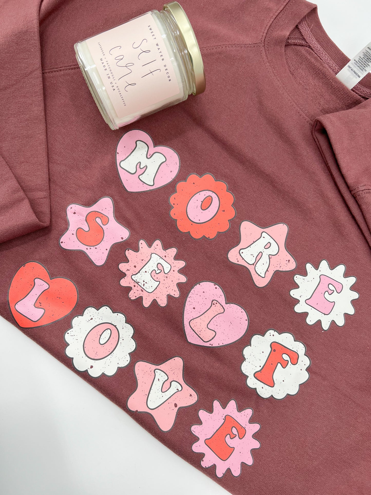 More Self Love Terry Crewneck