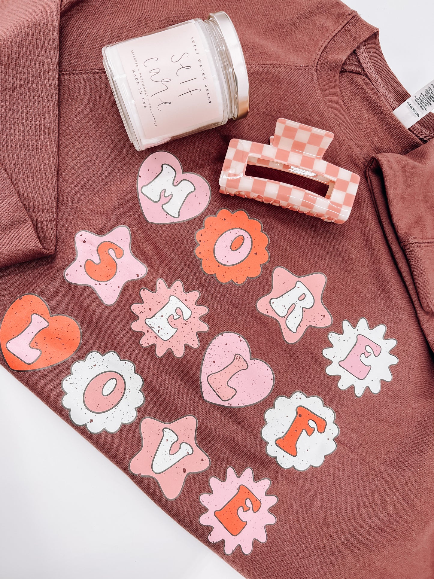 More Self Love Terry Crewneck