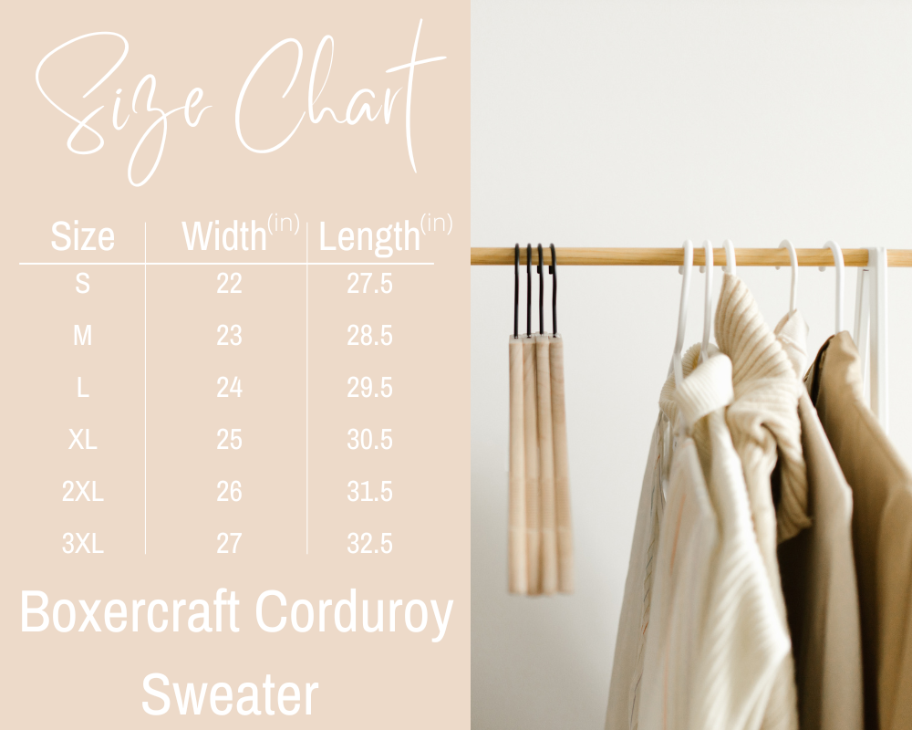 North Pole Corduroy Crewneck