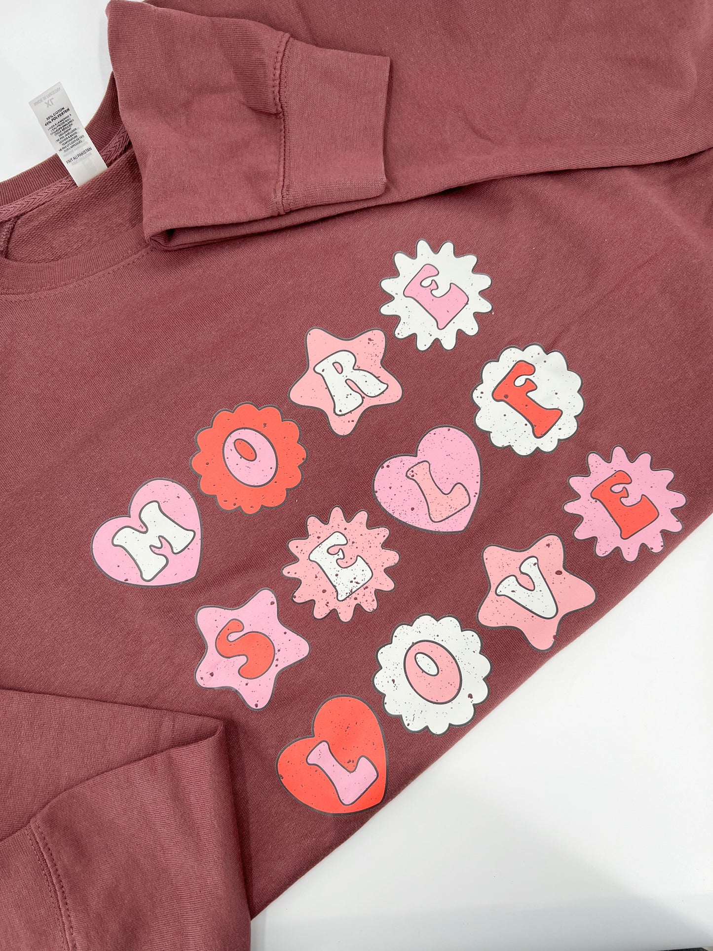 More Self Love Terry Crewneck