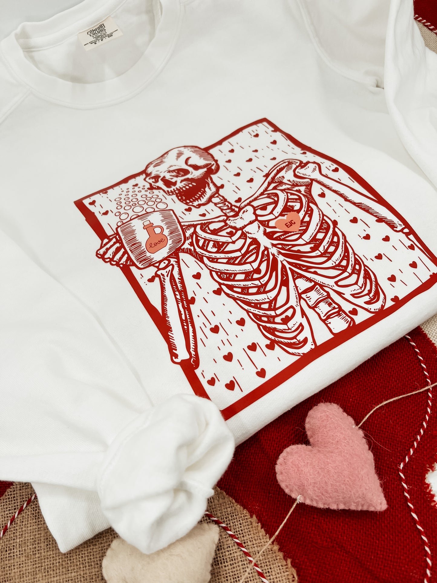 Love Potion Skelly Crewneck