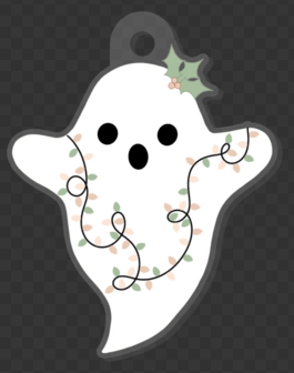 String Light Boo Keychain