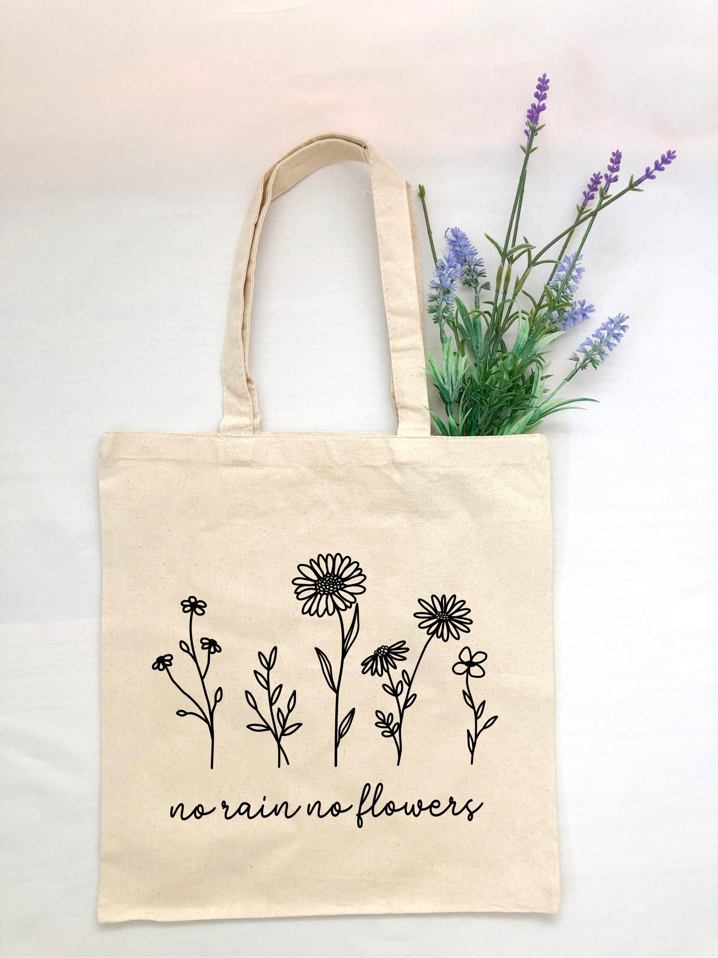 No Rain No Flowers Tote