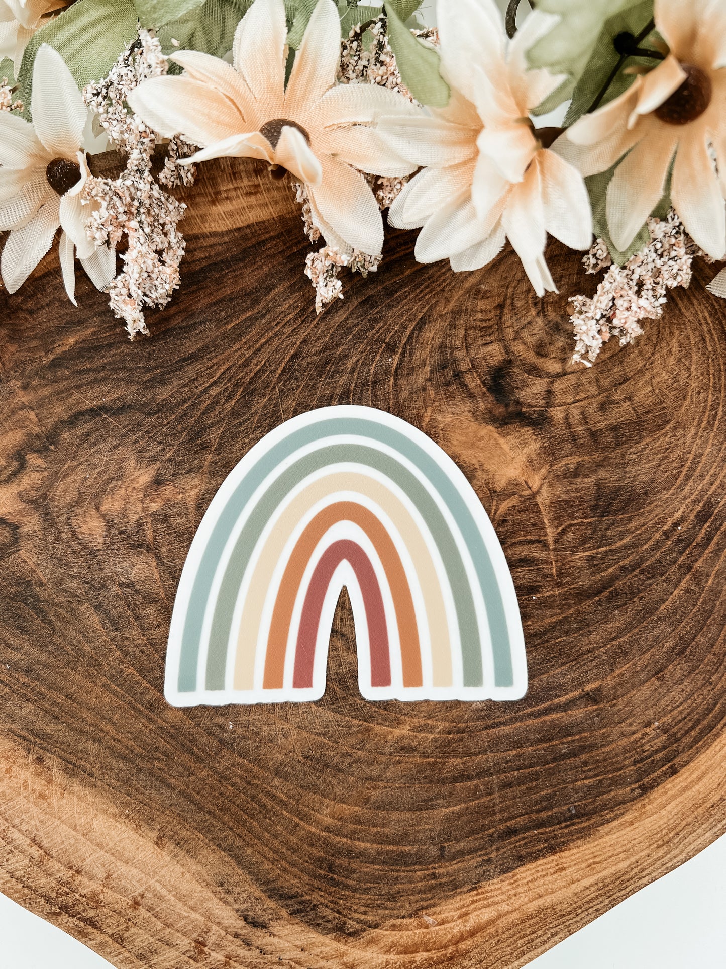 Muted Reverse Rainbow Sticker