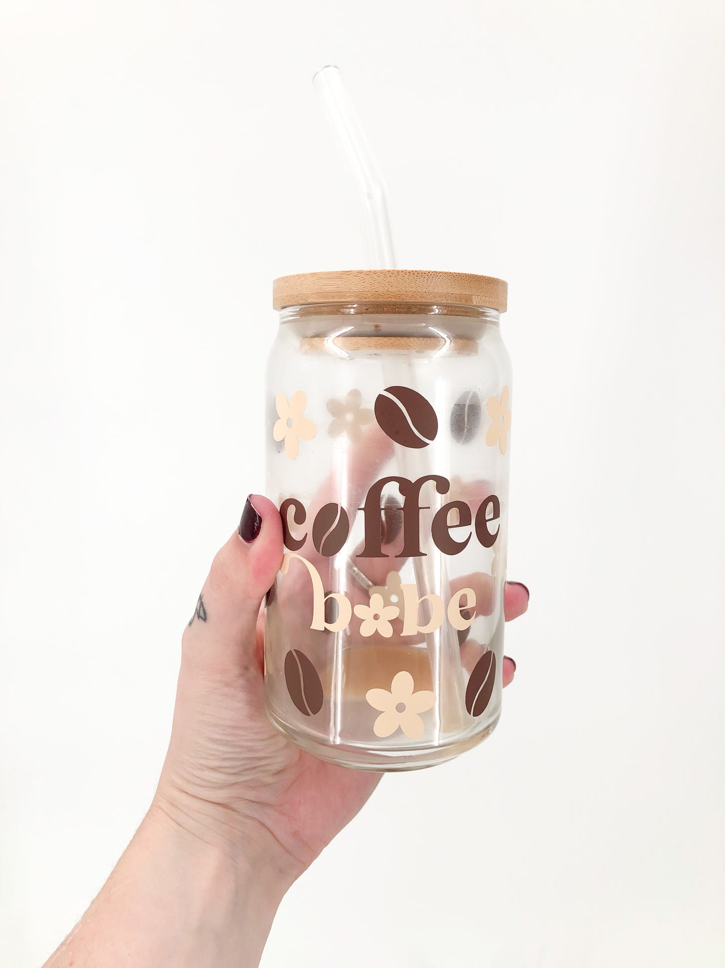 Coffee Babe Glass Can