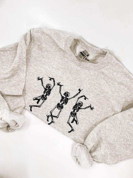 Dancing Skeleton Crewneck