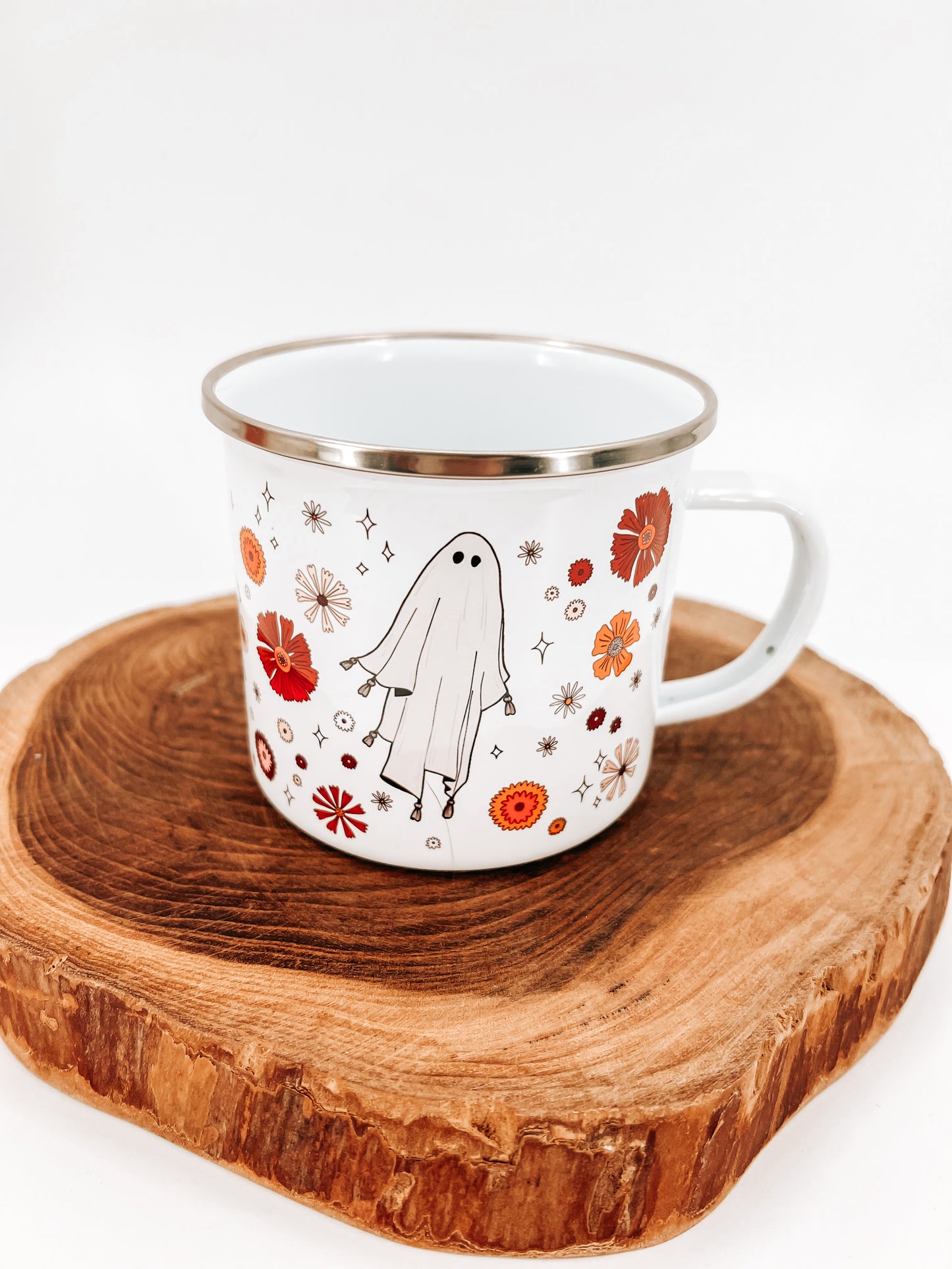 Retro Ghost Campfire Mug