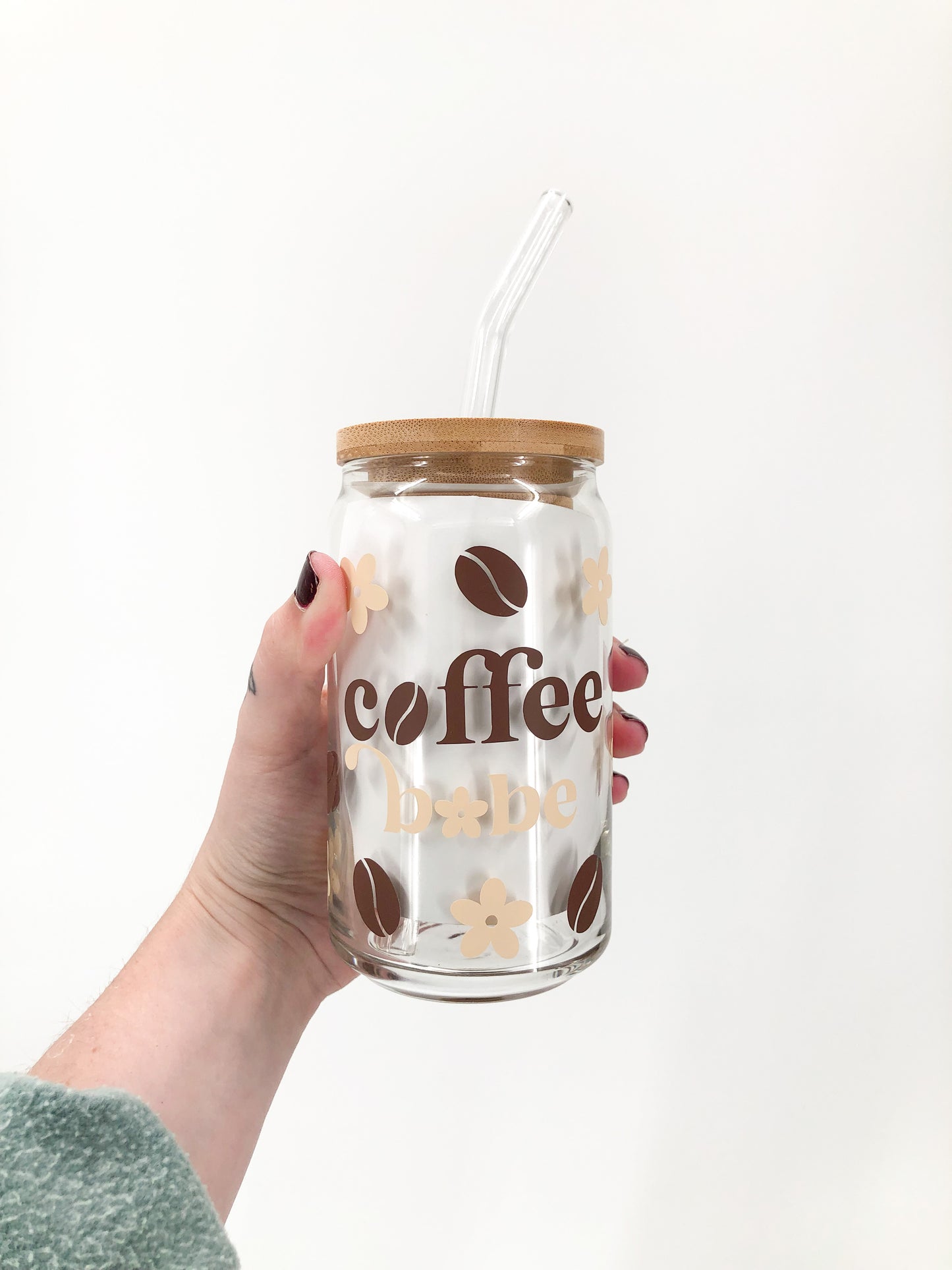 Coffee Babe Glass Can